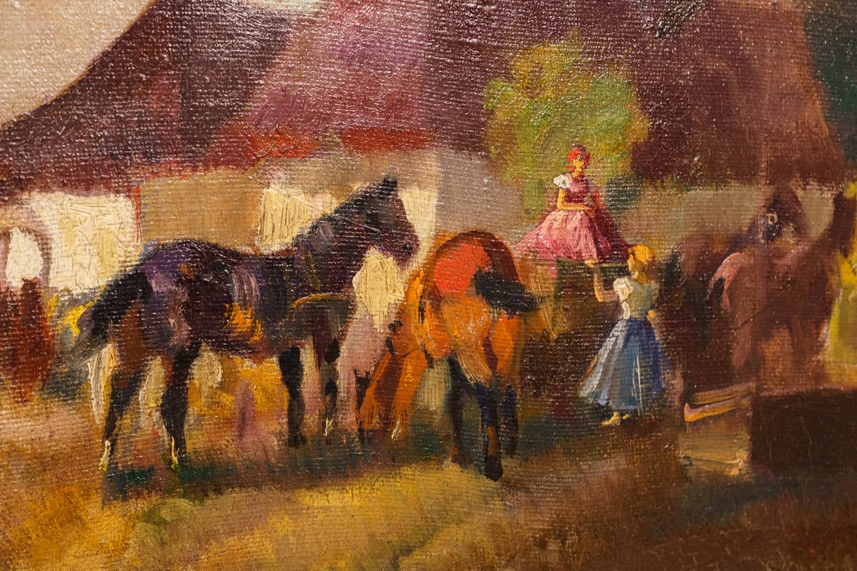 Esti pihenő a csárdánál