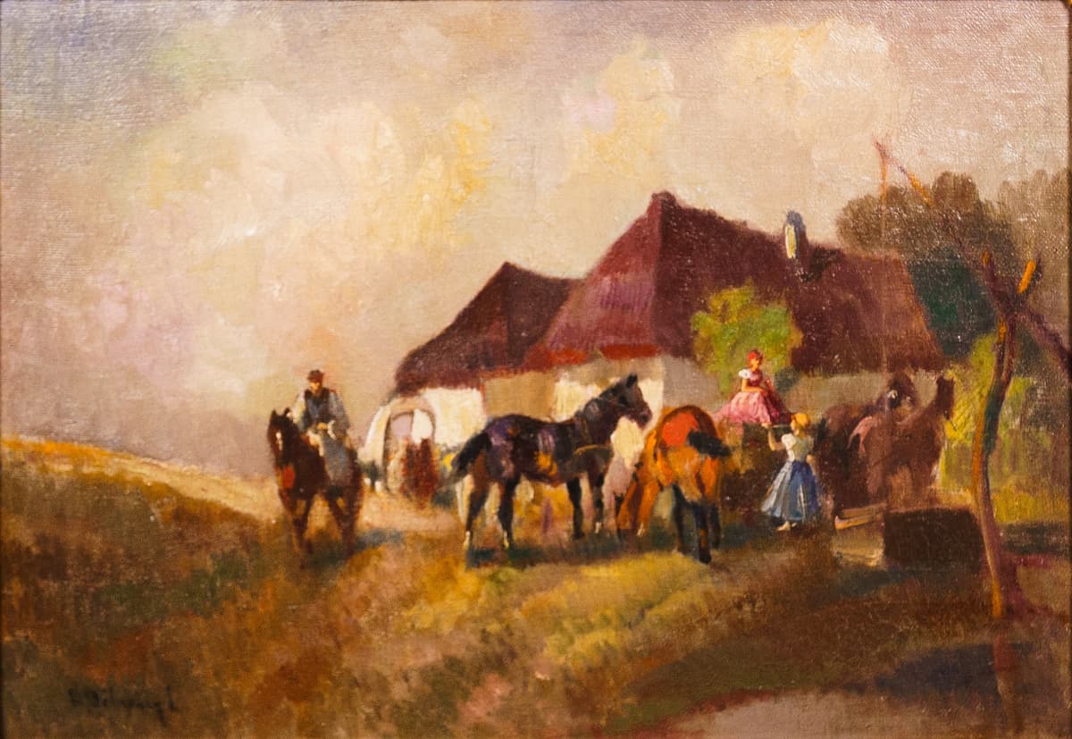 Esti pihenő a csárdánál