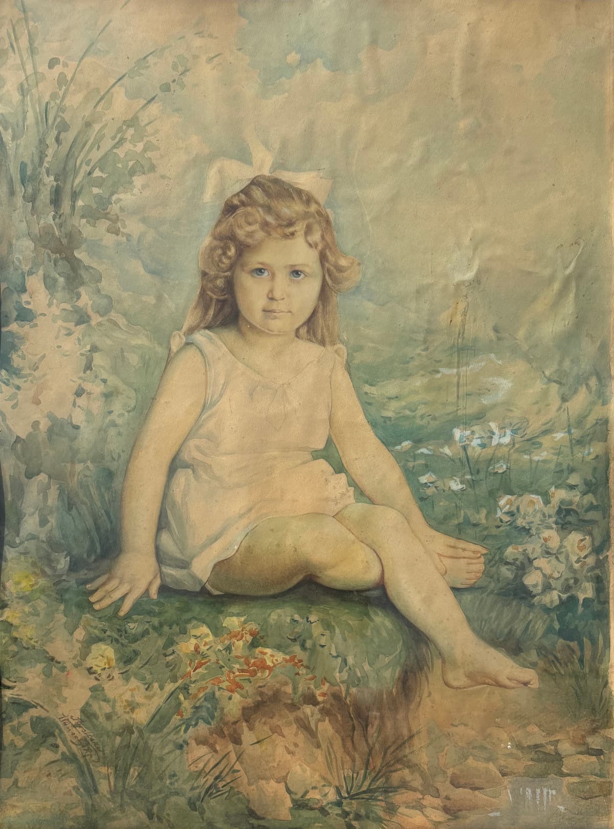 Kis lélek a természet ölelésében