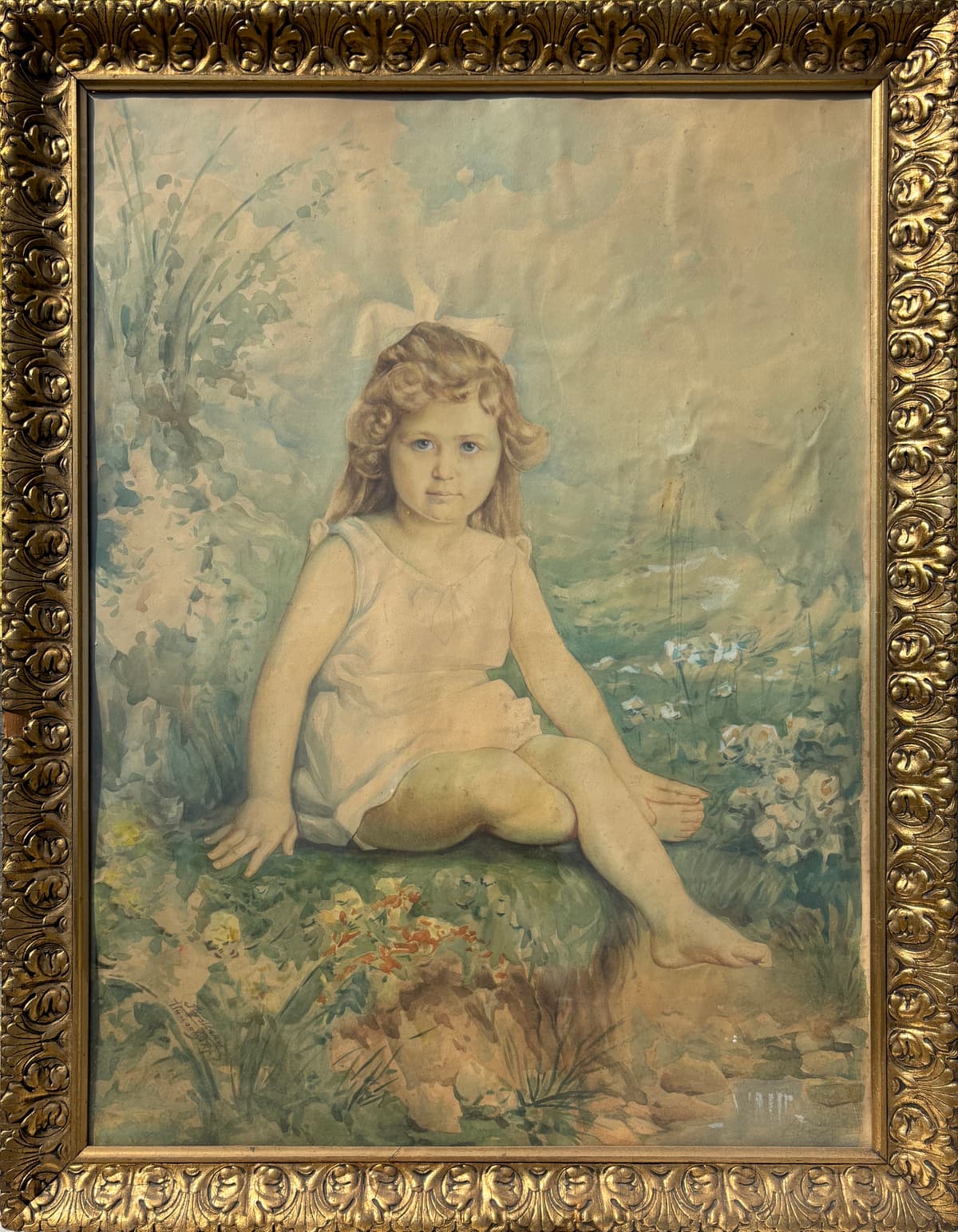 Kis lélek a természet ölelésében