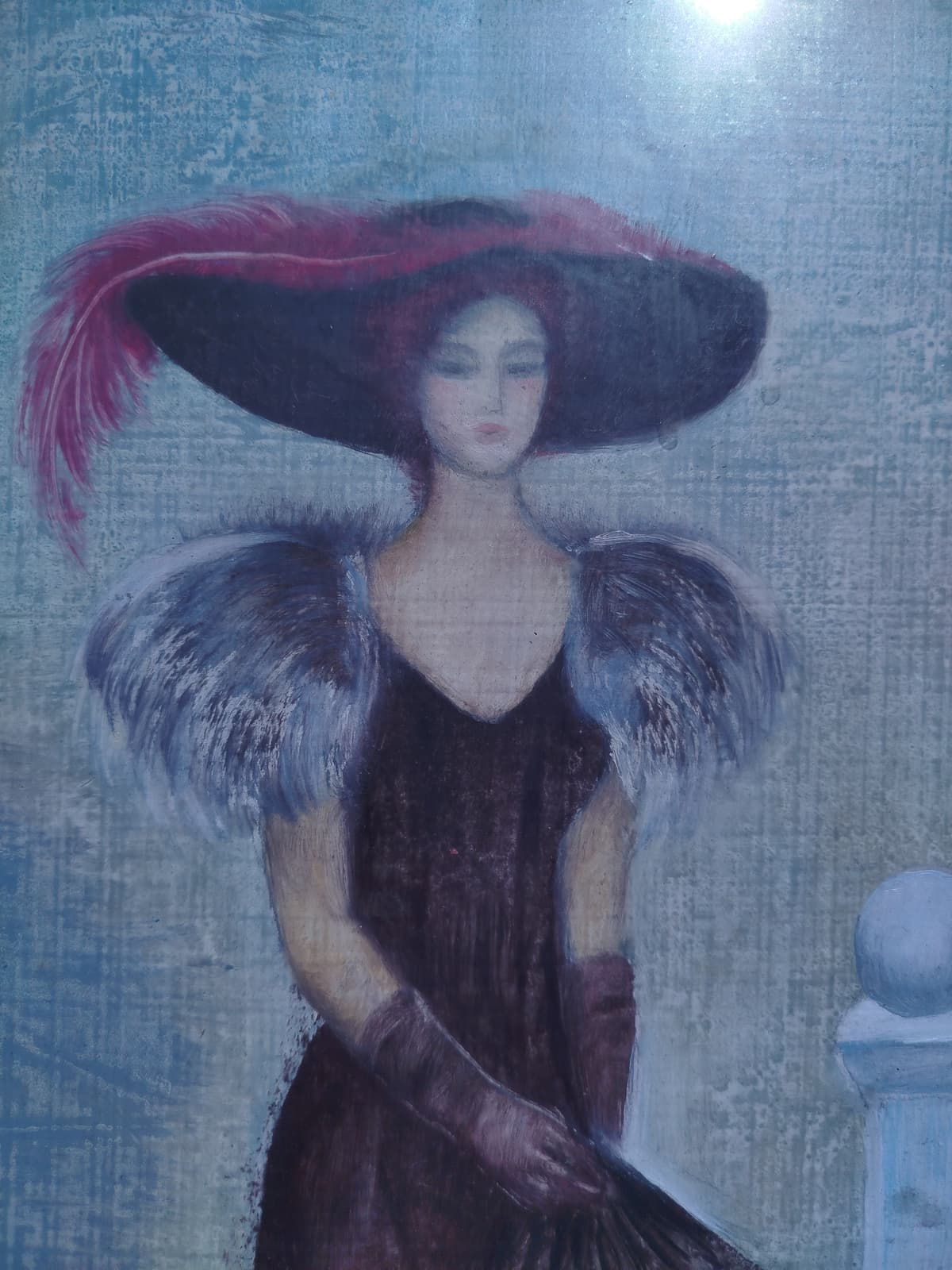 Lady with fan