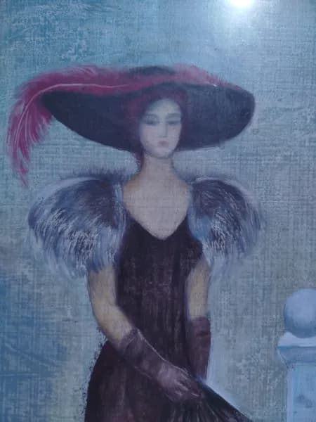 Lady with fan