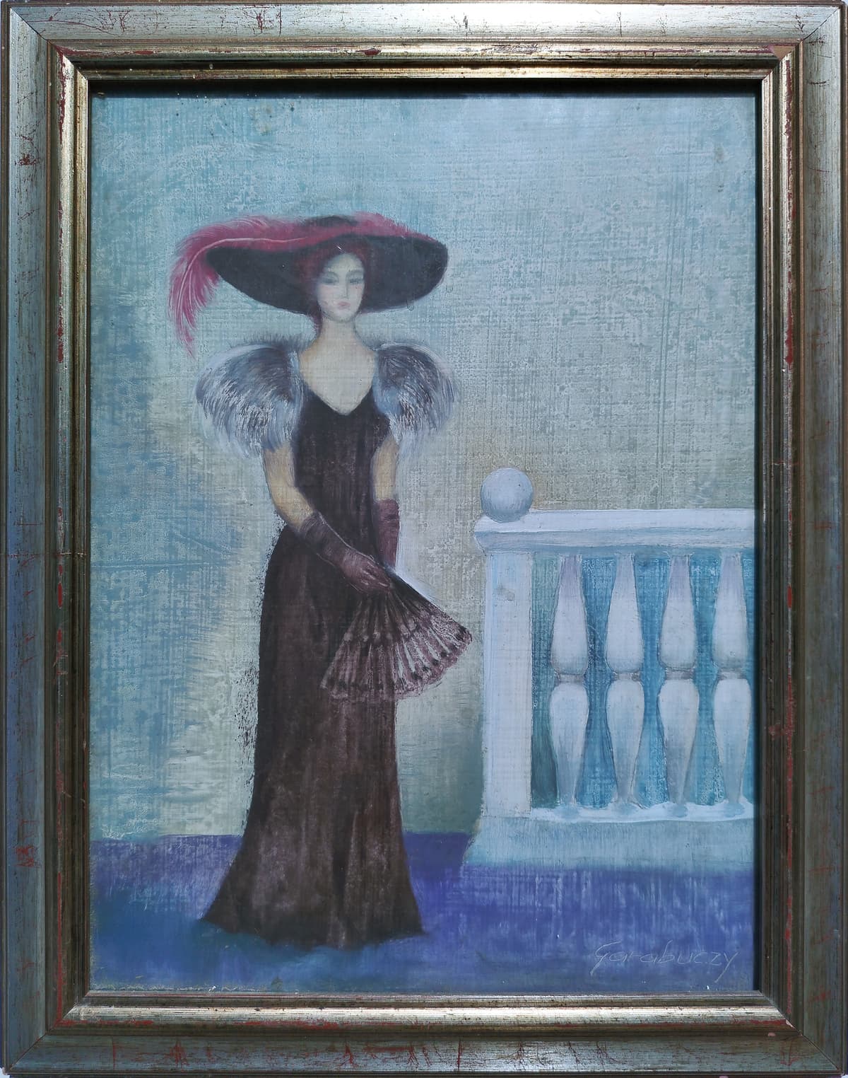 Lady with fan