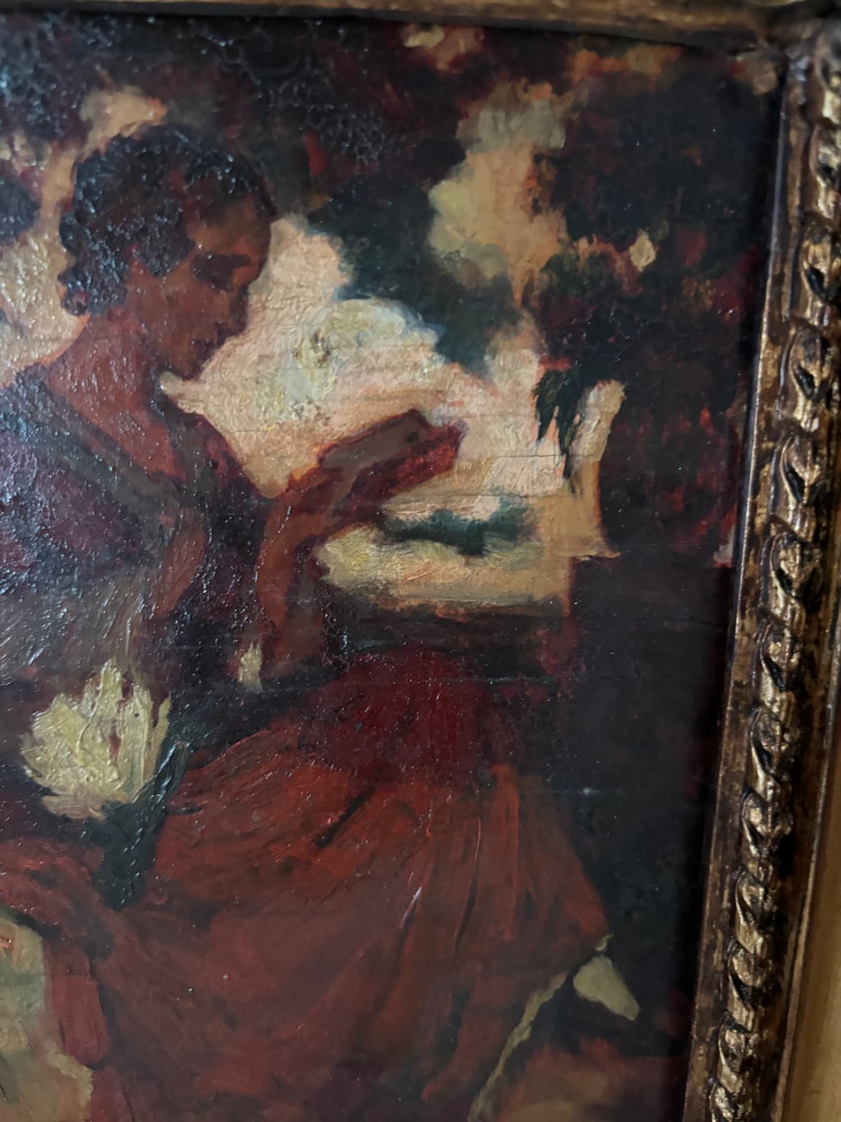 The reading lady