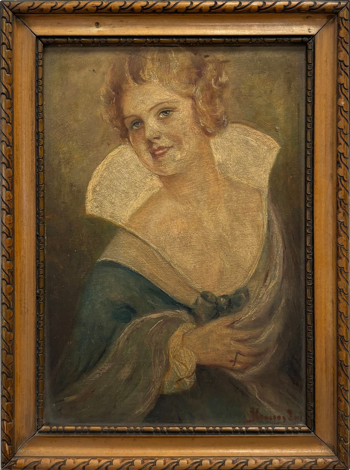 Art Deco női portré