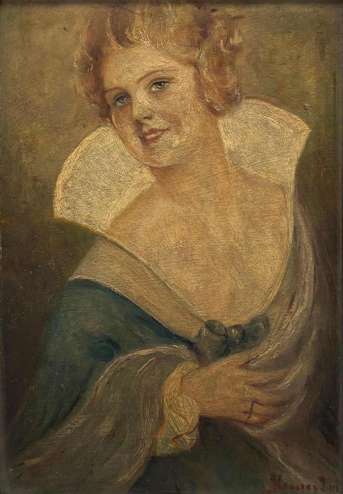 Art Deco női portré