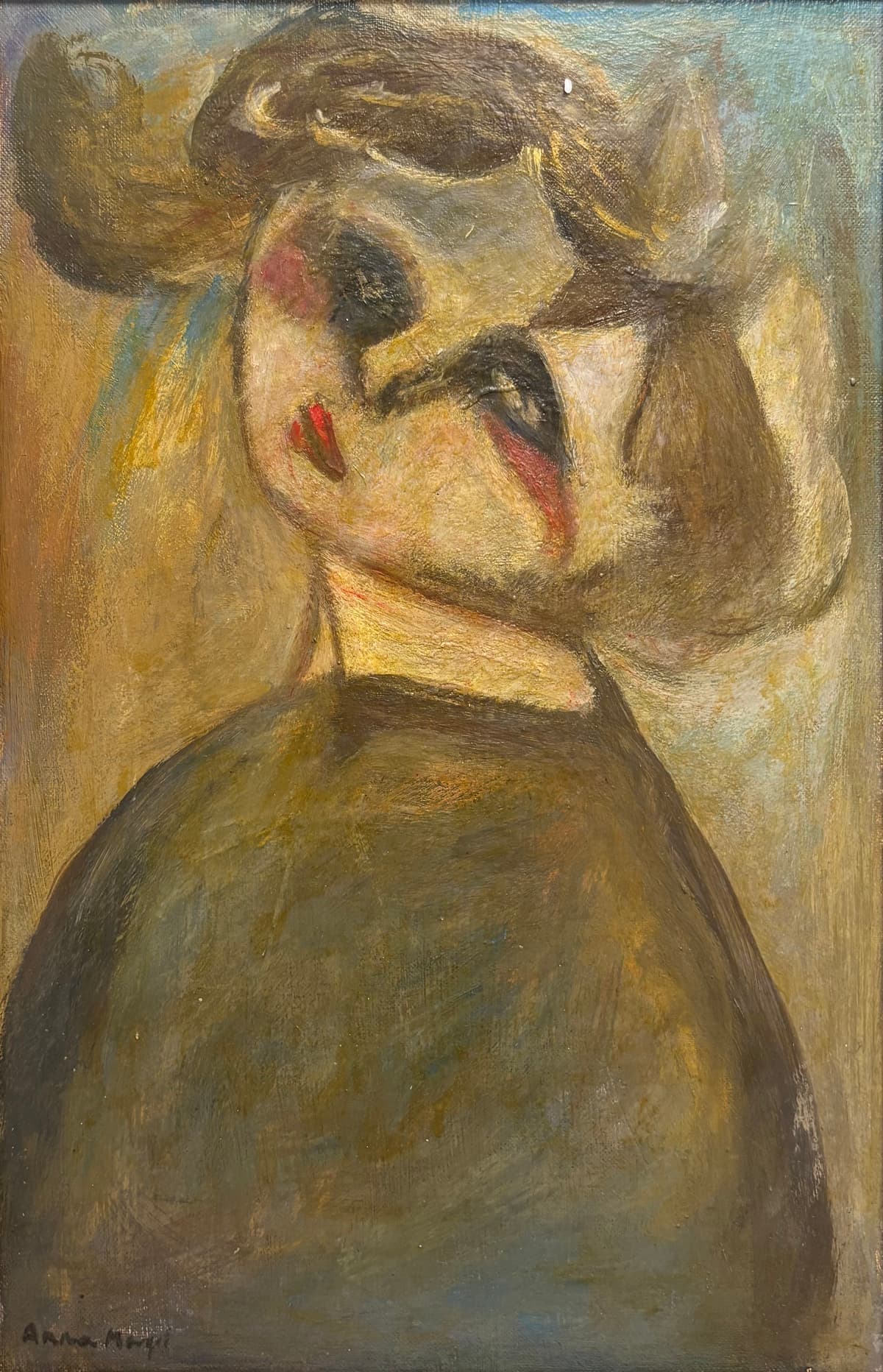 Absztrakt női portré