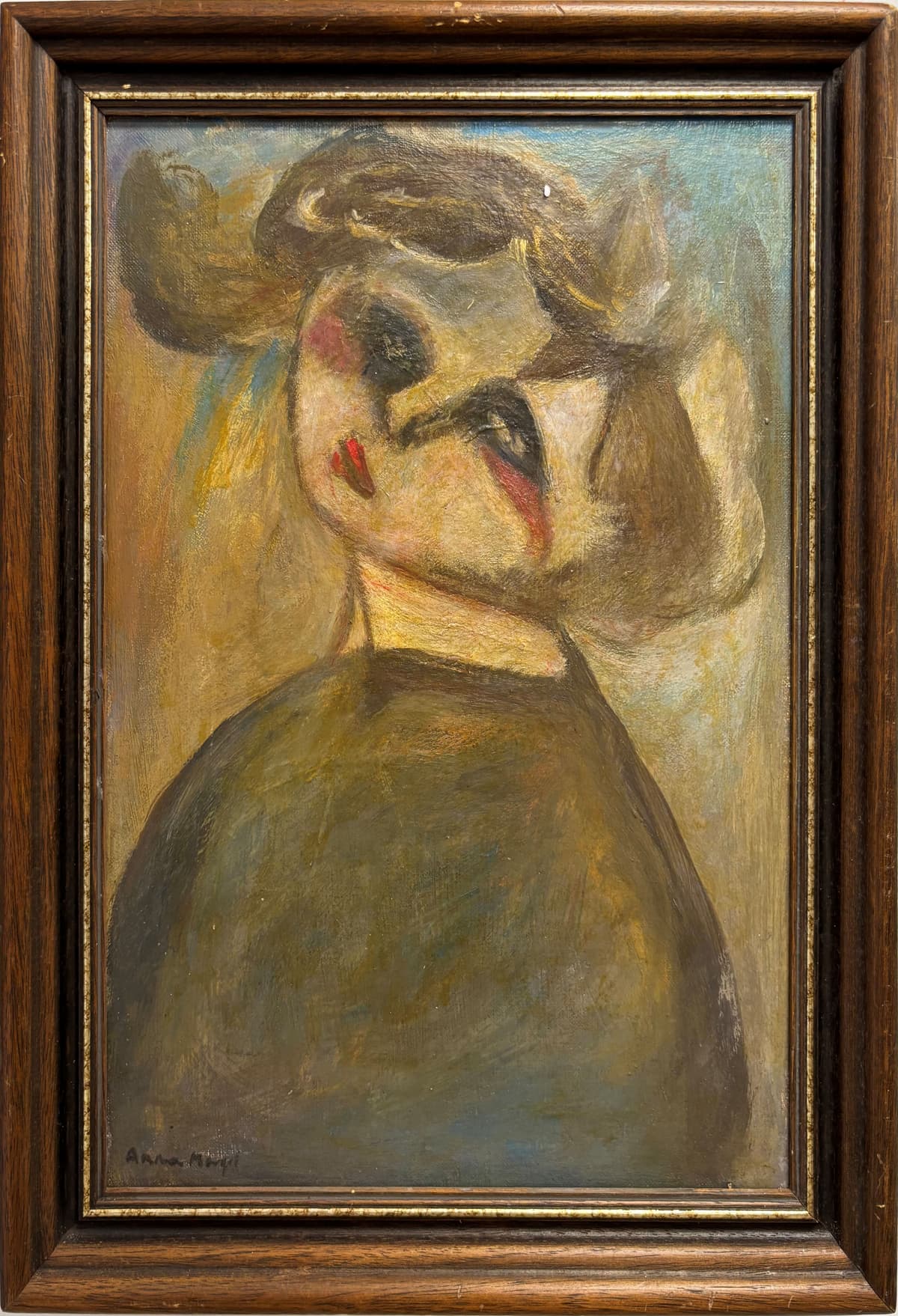 Absztrakt női portré