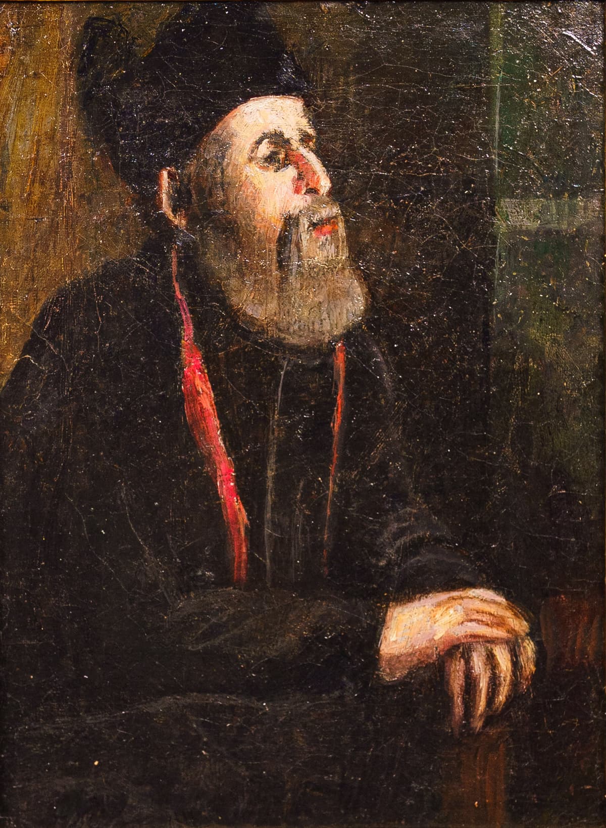 Imádság csendje Biedermeier portré