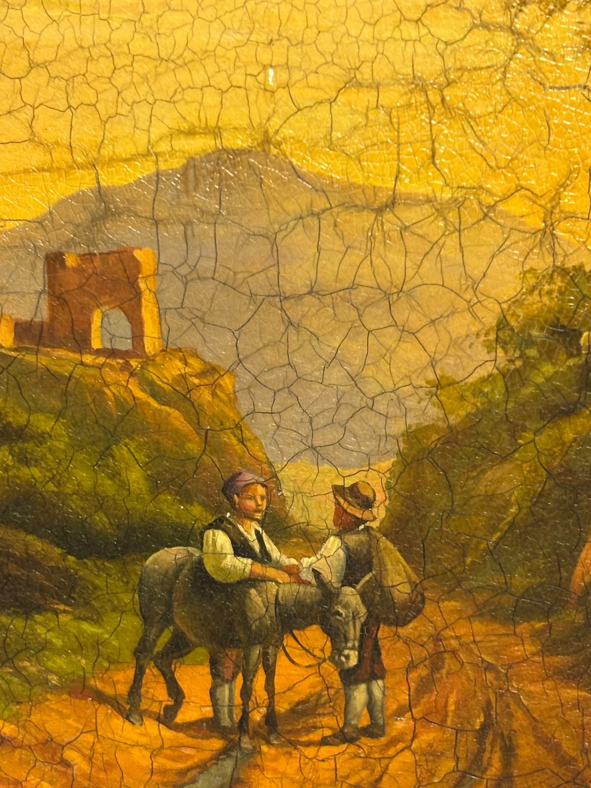 Alkonyi út a hegyi forrásnál