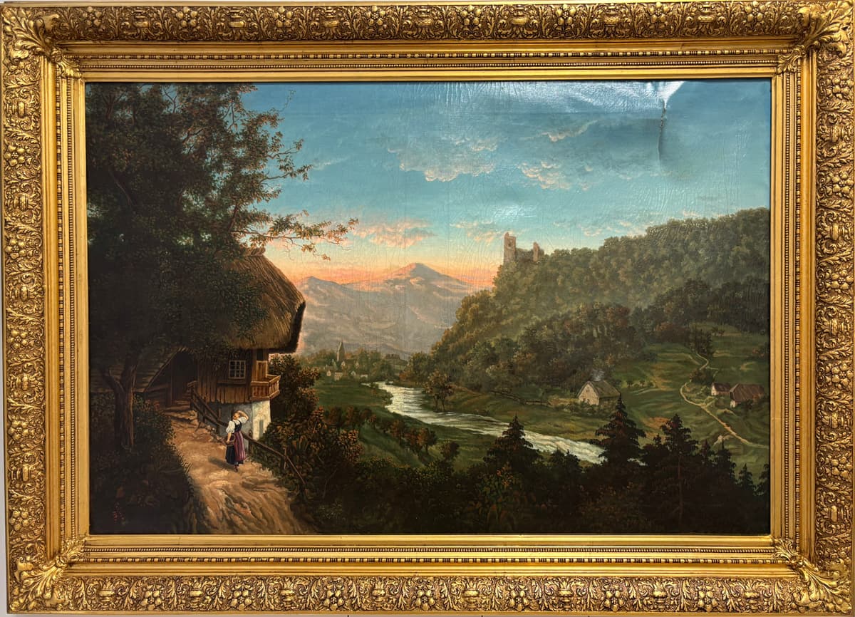 Village Between the Mountains
