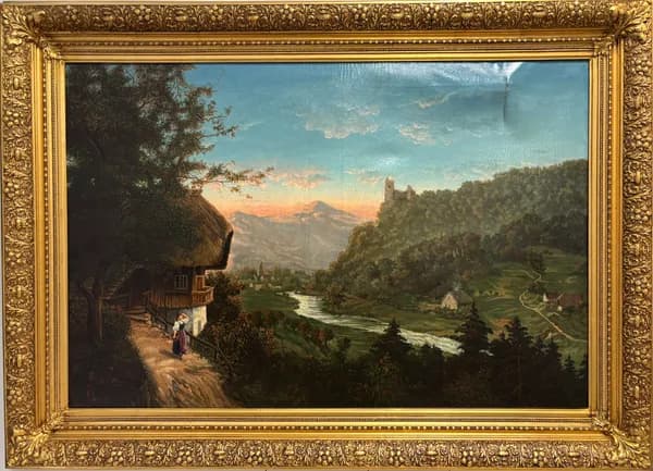 Village Between the Mountains