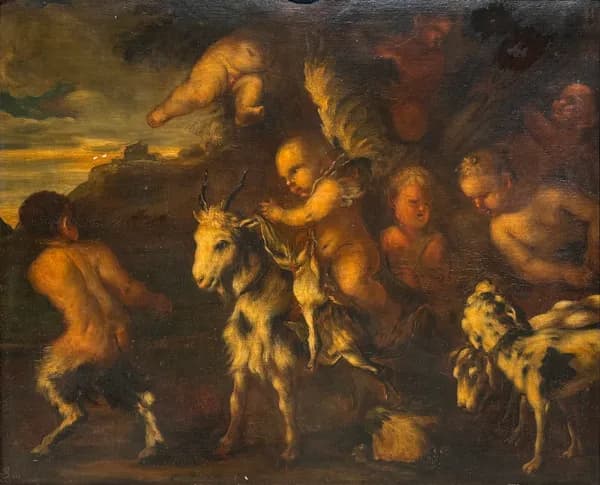 Feast of Bacchantes and Satyrs (Bachanalia)
