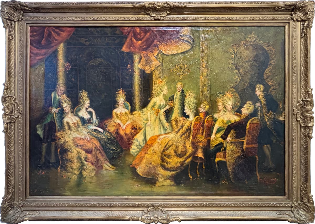The Lights of the Rococo Salon