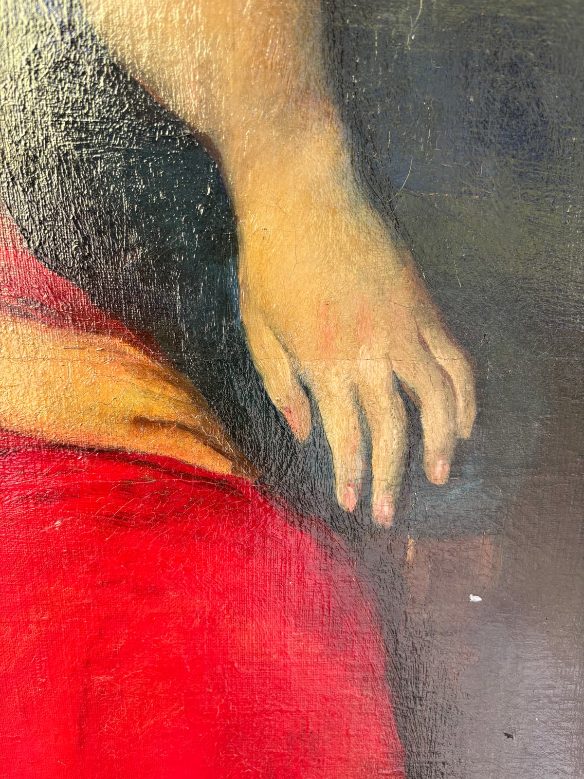 Young Woman in red Dress