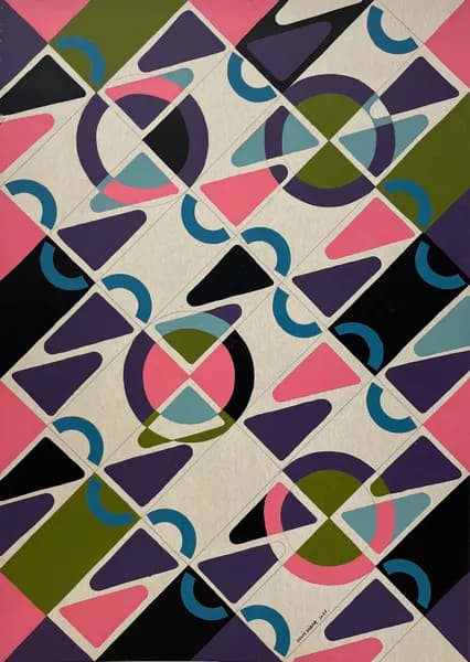 Kaleidoszkóp a diagonál rácsban