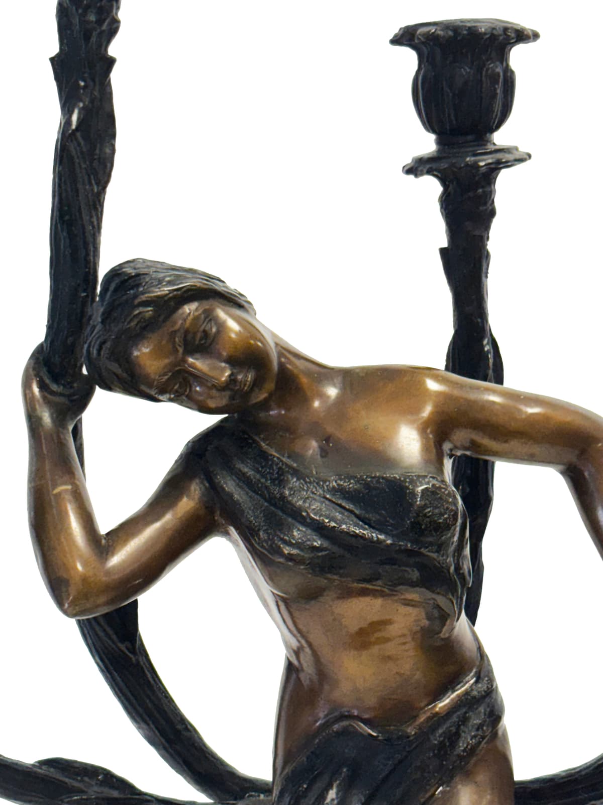 Női gyertyatartó