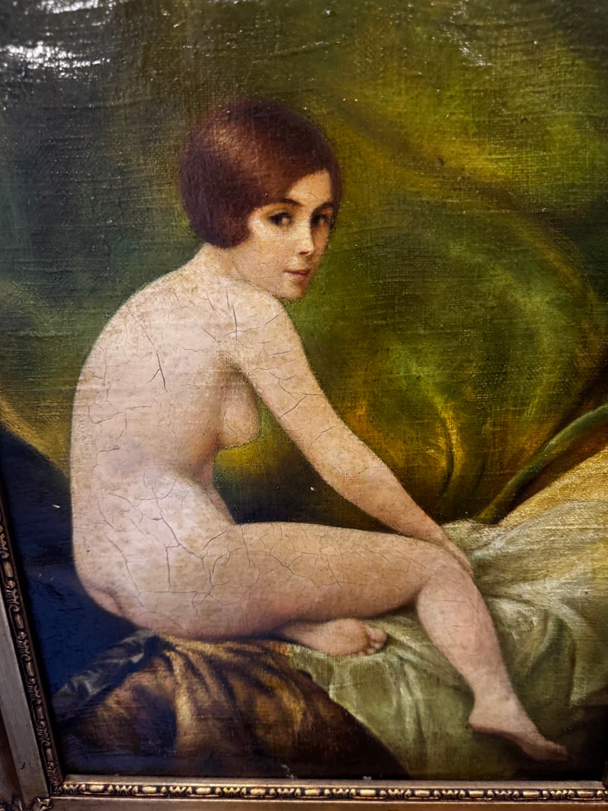 Szecessziós női akt