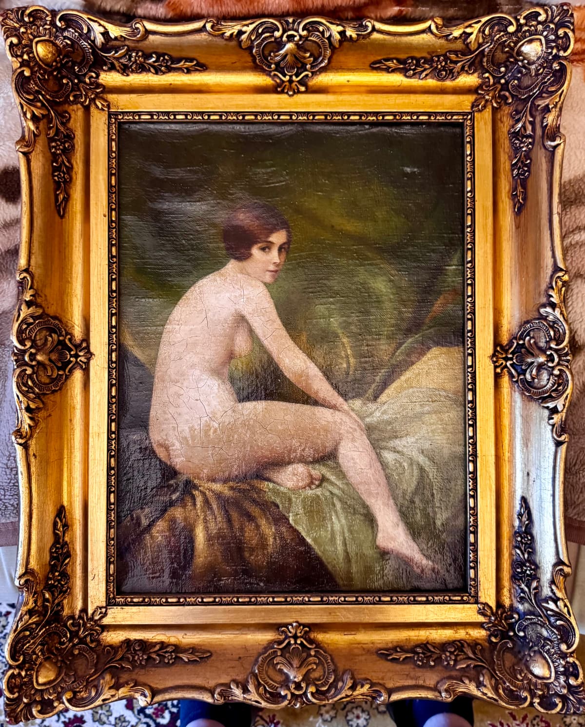 Szecessziós női akt