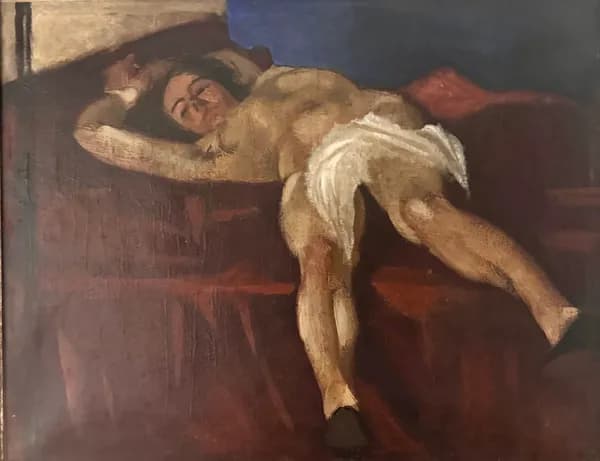 Fekvő női akt
