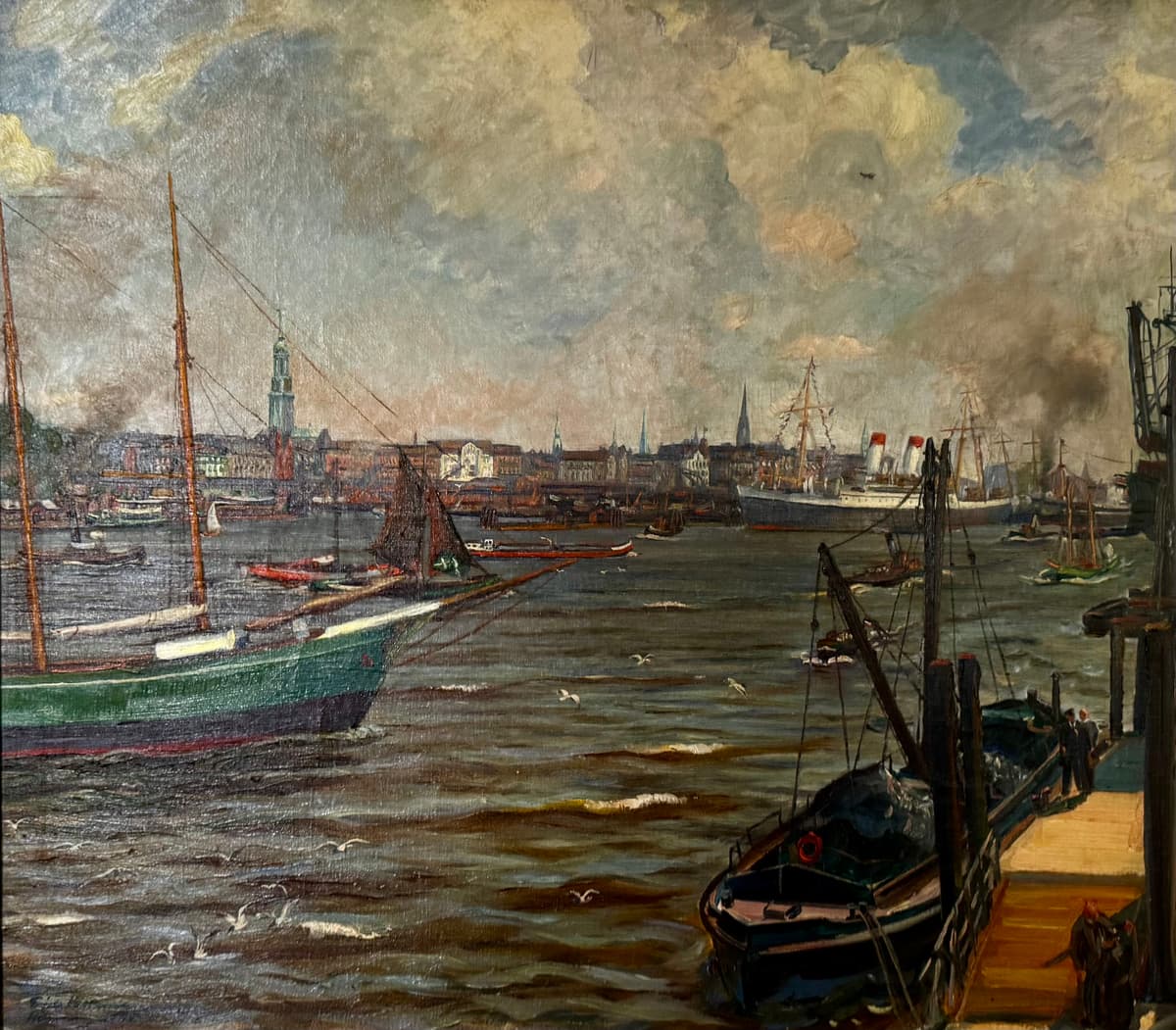 Gőz és szél a Michel árnyékában (Hamburger Hafen)