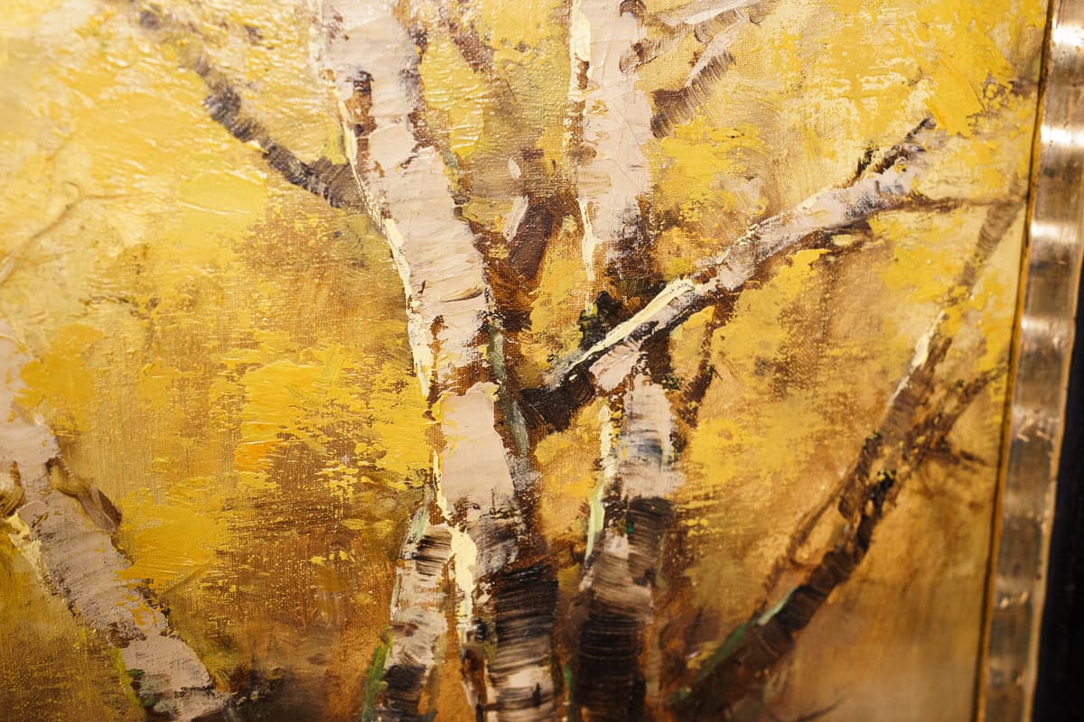 Nyírfák a vízparton