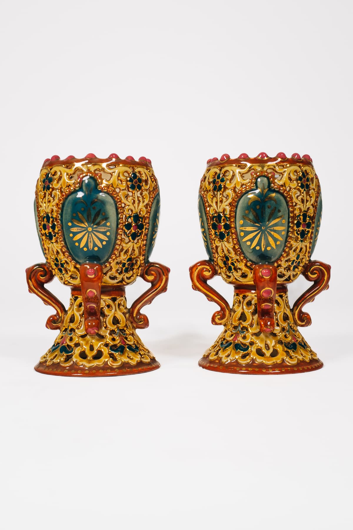 Zsolnay -Miniatűr vázapár, Wanda-sorozat