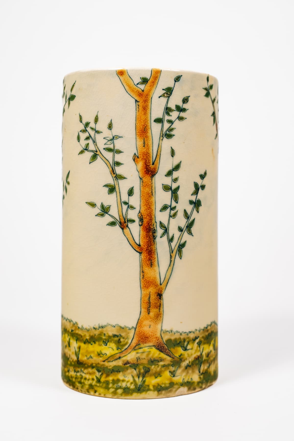 Zsolnay - Vadász figurális váza