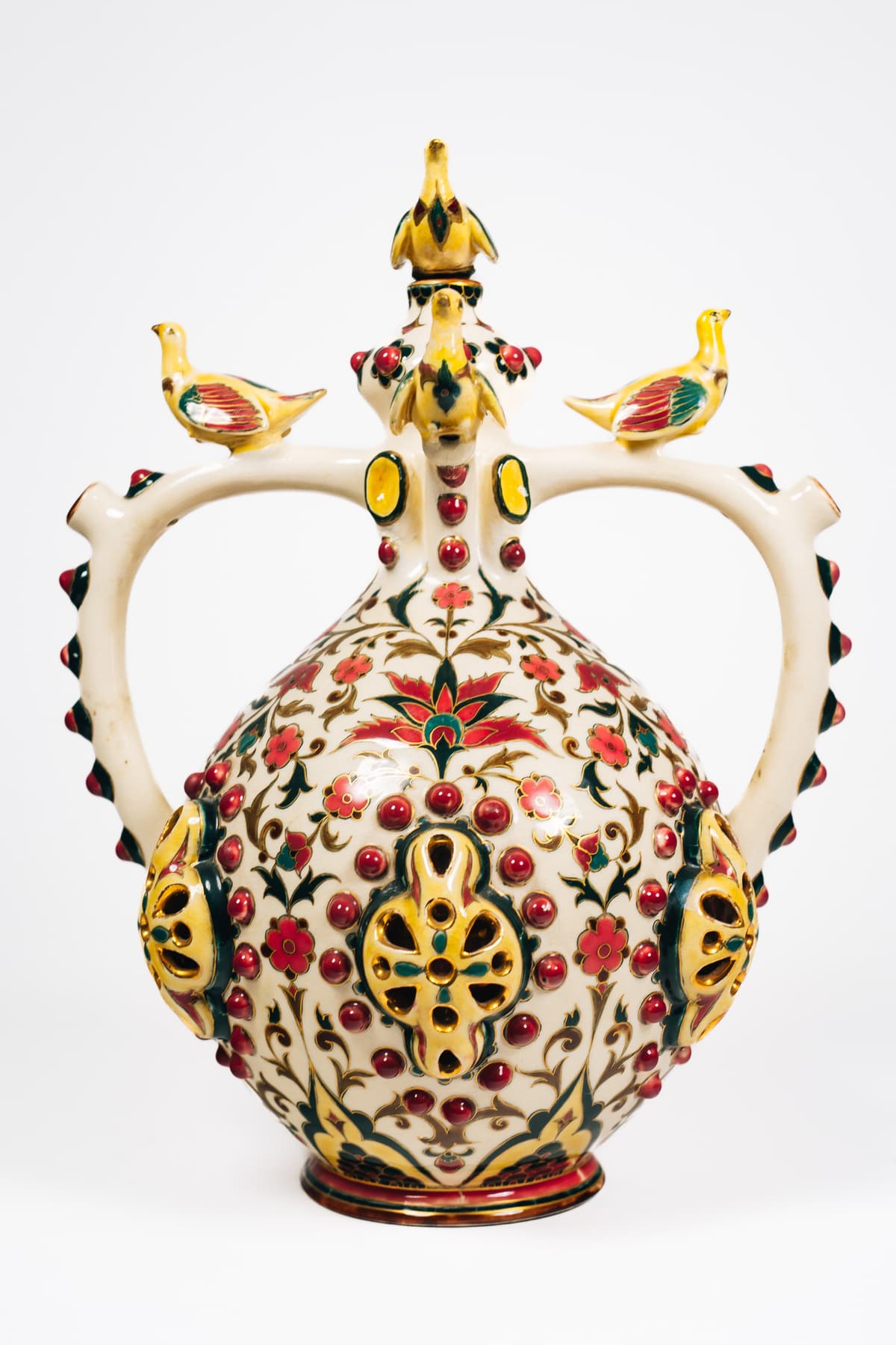 Zsolnay - Madaras díszkorsó