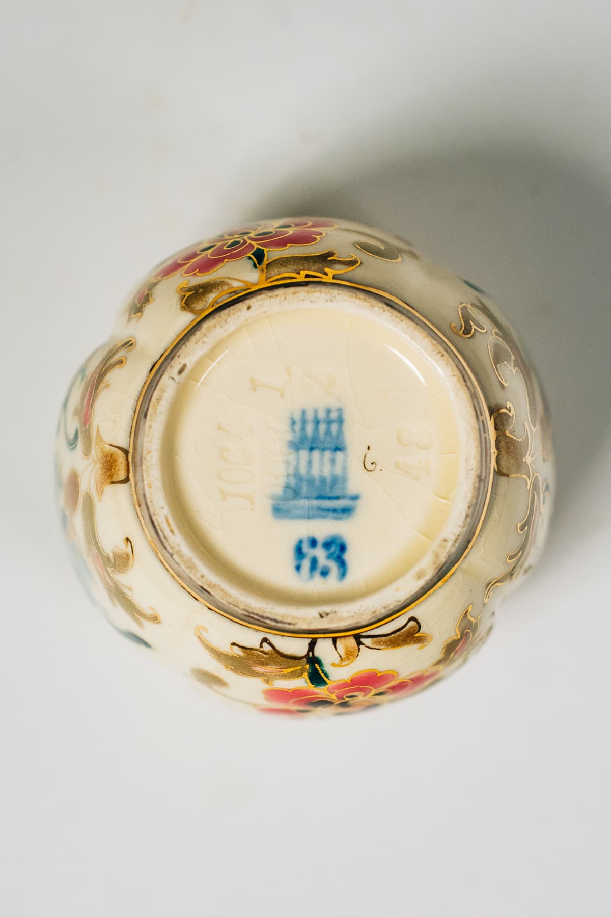 Zsolnay - Miniatűr kaspó