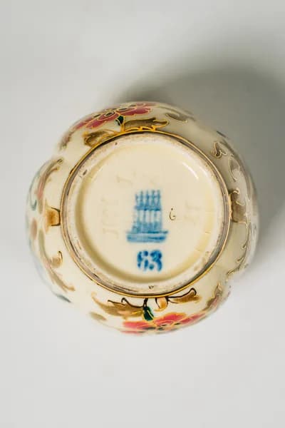 Zsolnay - Miniatűr kaspó