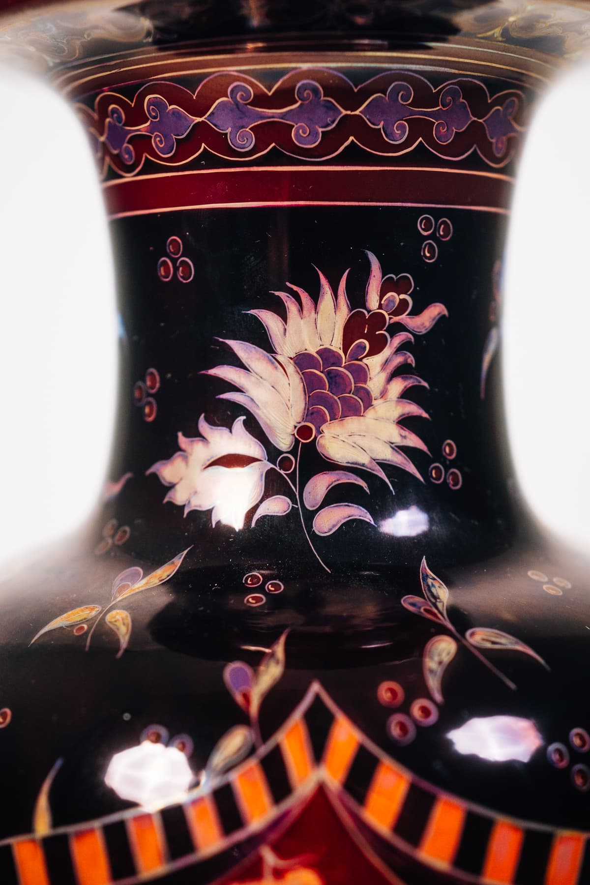 Zsolnay - Perzsamintás nagy váza