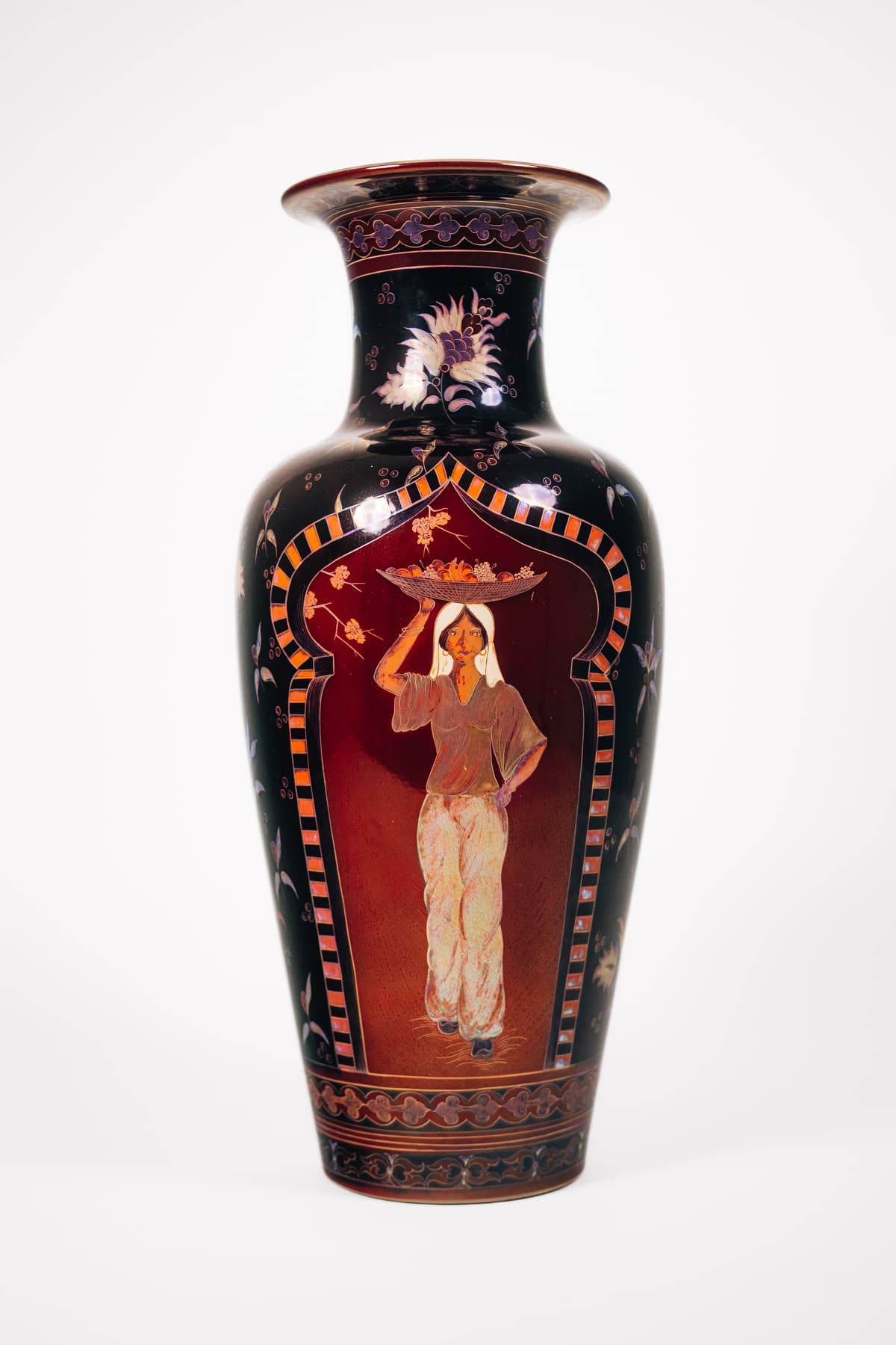 Zsolnay - Perzsamintás nagy váza