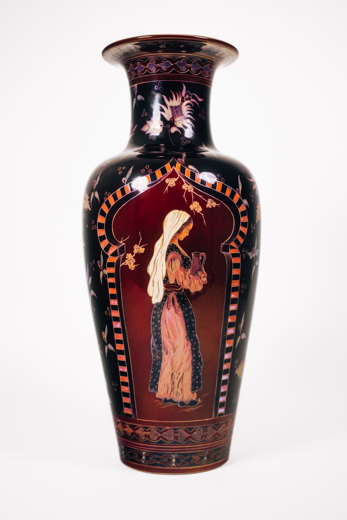 Zsolnay - Perzsamintás nagy váza