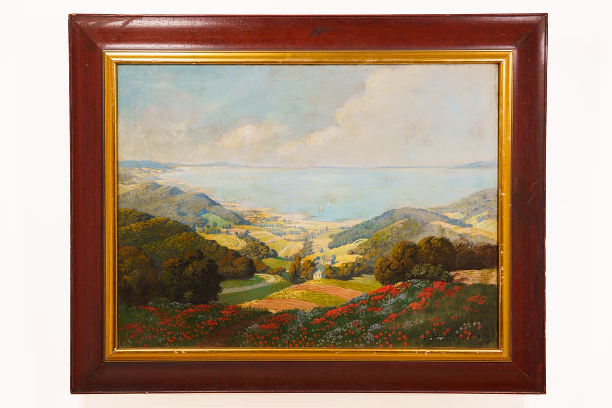 Balatoni panoráma a keszthelyi öbölre...