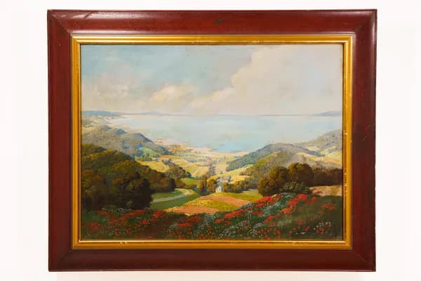 Balatoni panoráma a keszthelyi öbölre...