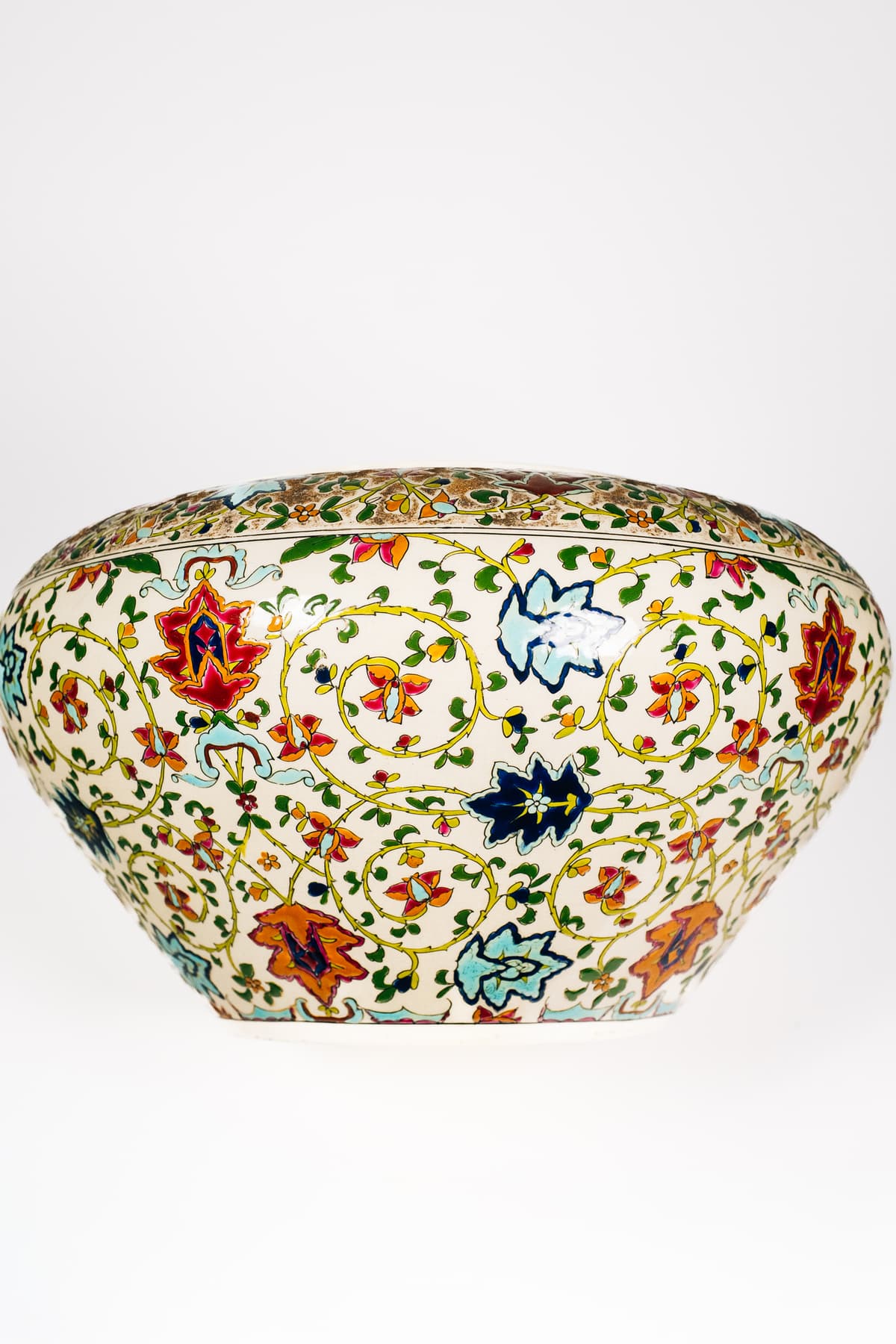 Fischer - Virágmotívumos nagy kaspó