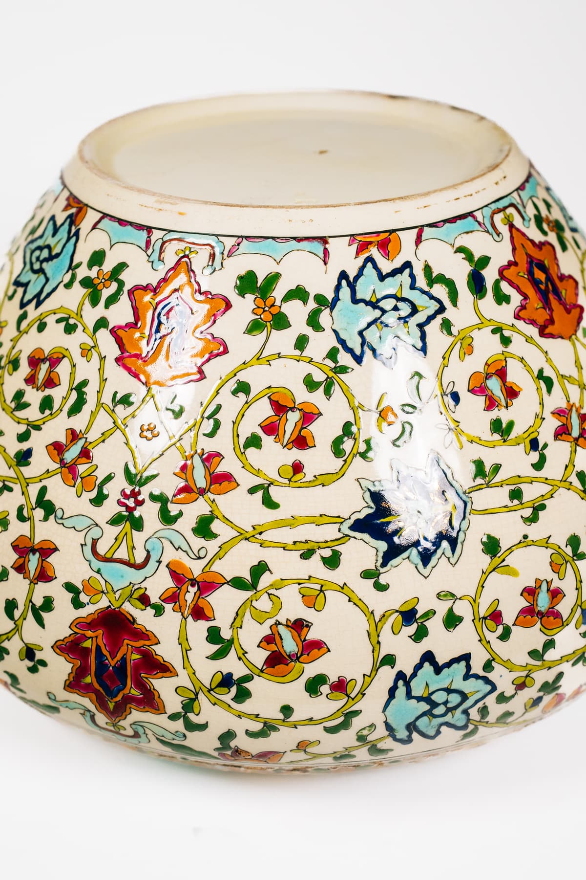 Fischer - Virágmotívumos nagy kaspó