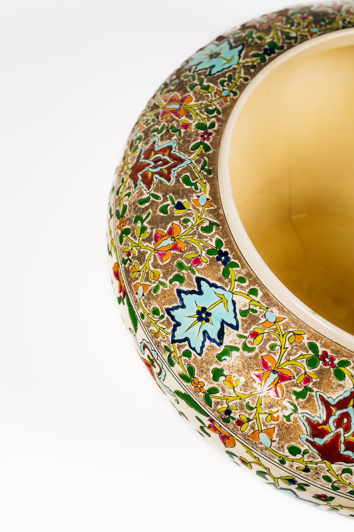 Fischer - Virágmotívumos nagy kaspó