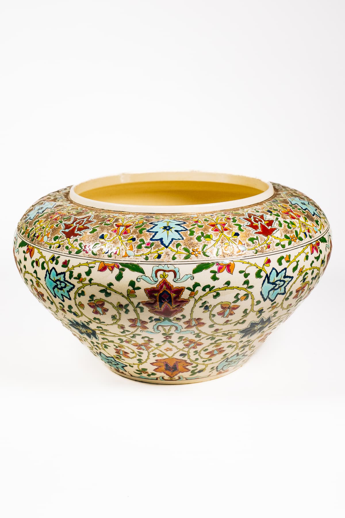 Fischer - Virágmotívumos nagy kaspó