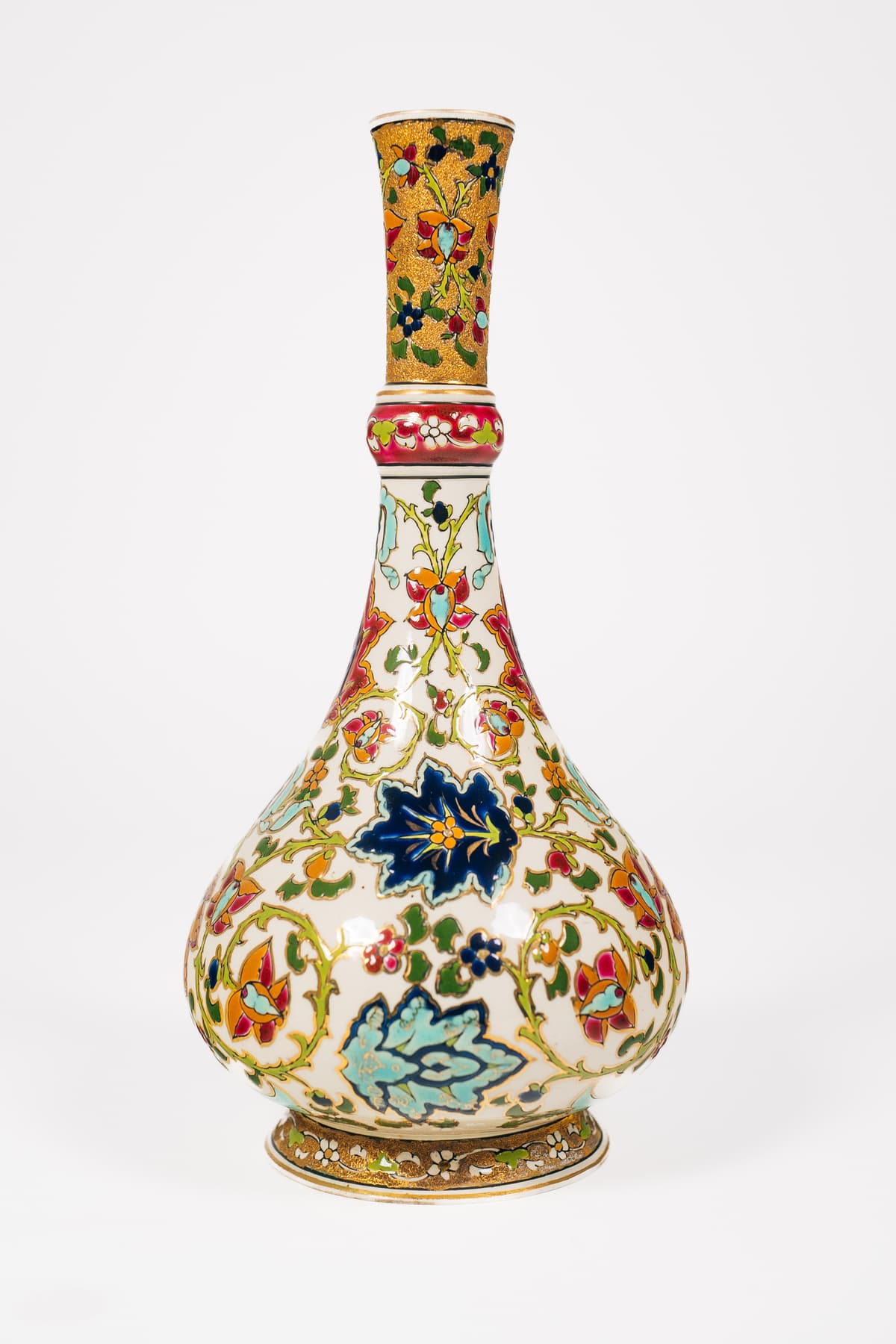 Fischer - Perzsamintás díszváza