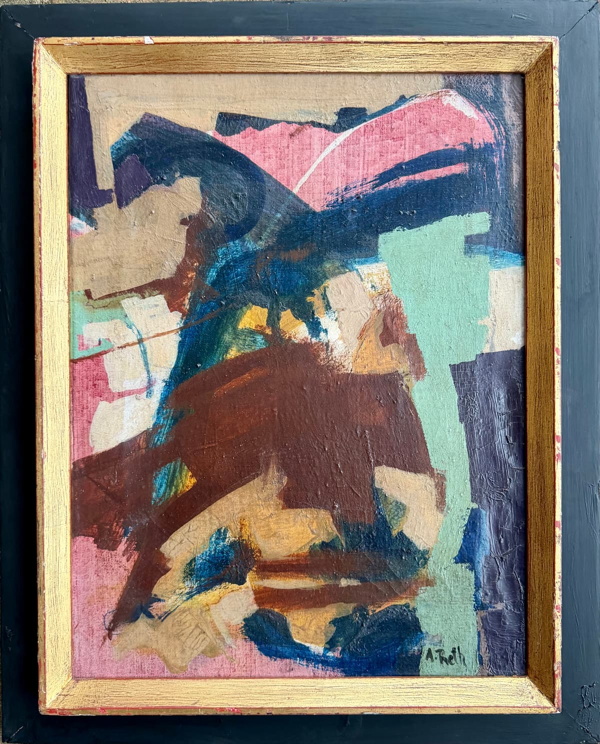 Lírai szerkezet rózsaszín alapon