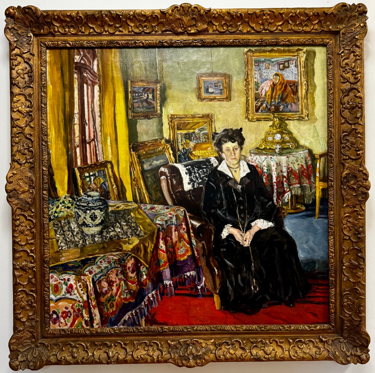 Woman in interior