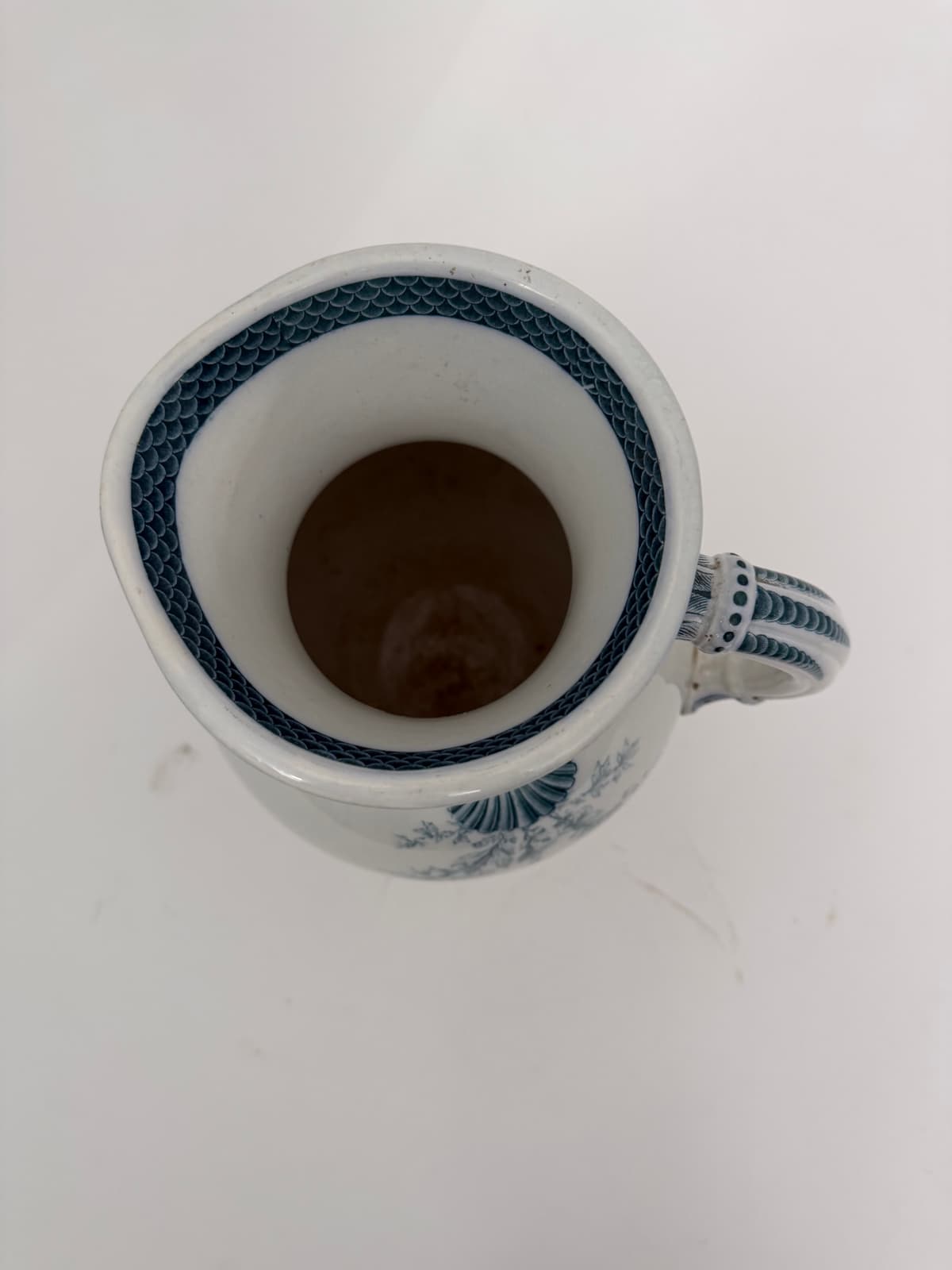 Virágos kancsó angol porcelán