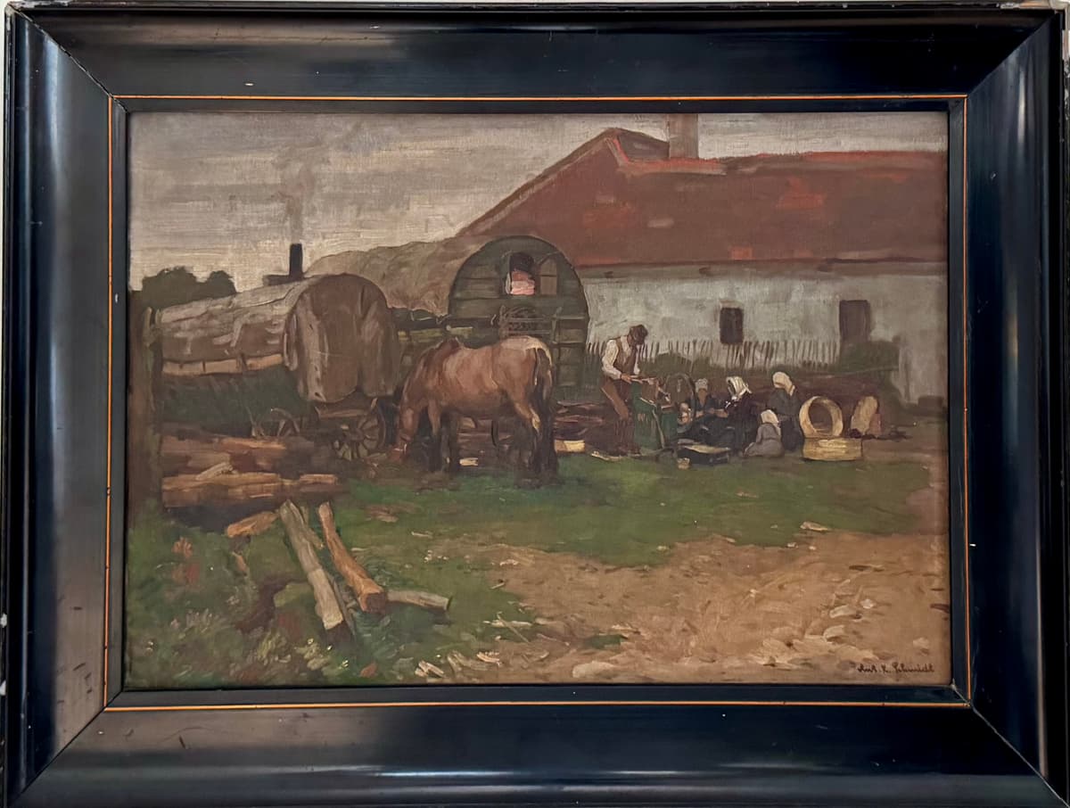 Peasant courtyard