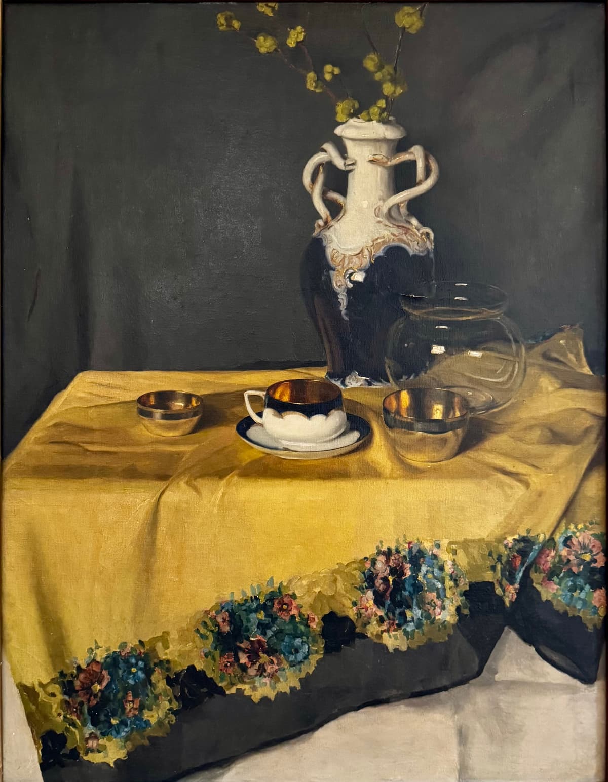 Csendélet teáscsészével