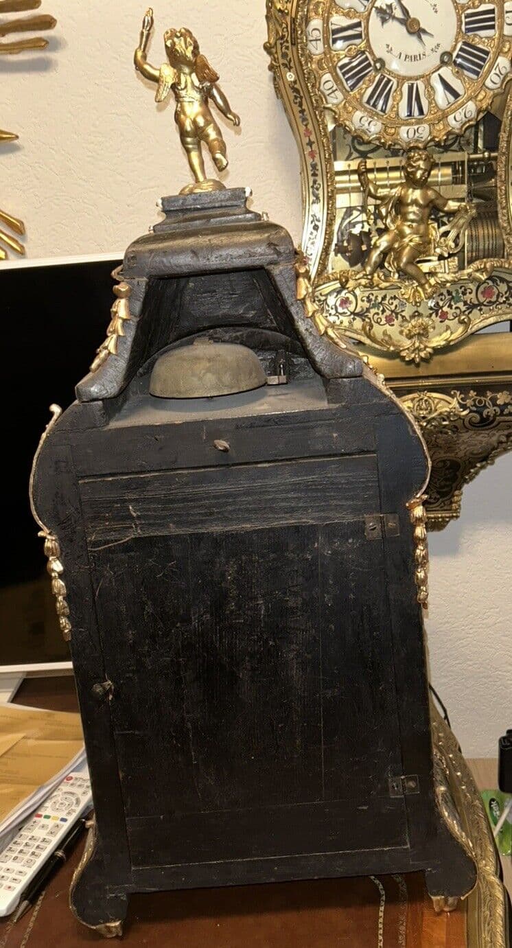 Francia Boulle Pendule asztali óra félórás ütem