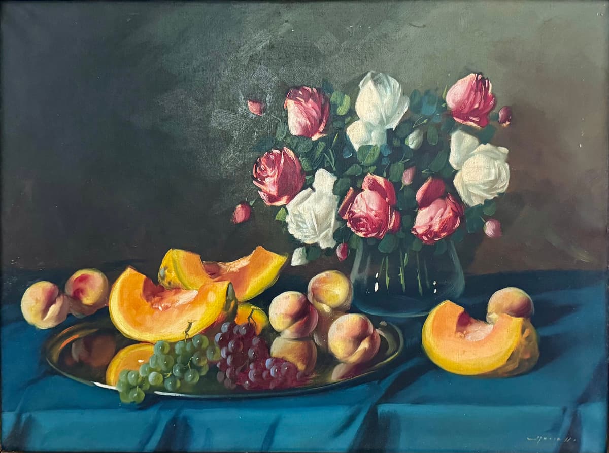 Csendélet dinnyével