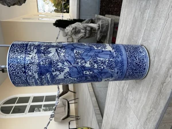Esernyő tartó - Japán porcelán - Császári jelenet