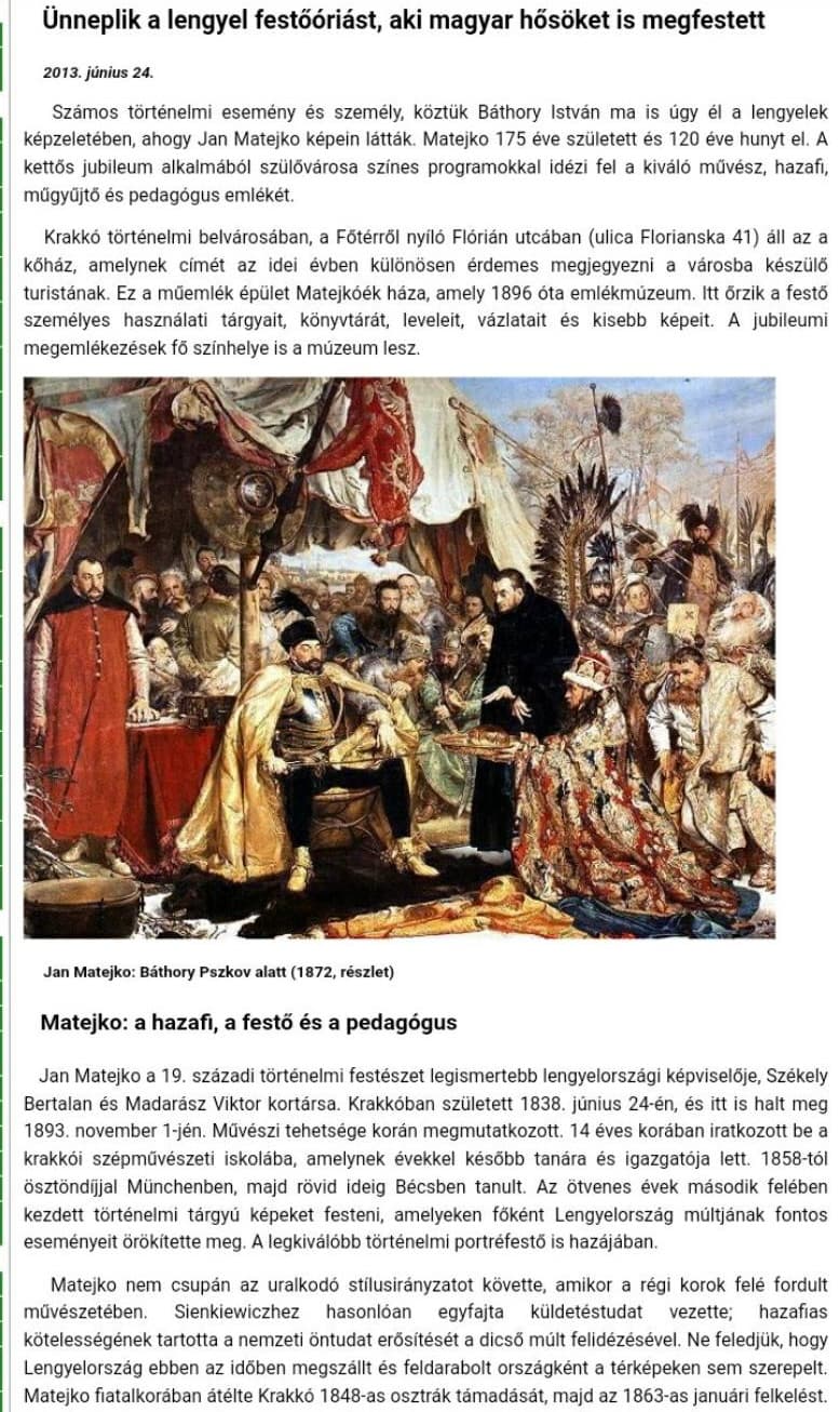 Election of Báthori as Prince